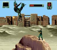 une photo d'Ã©cran de Stargate sur Nintendo Super Nes